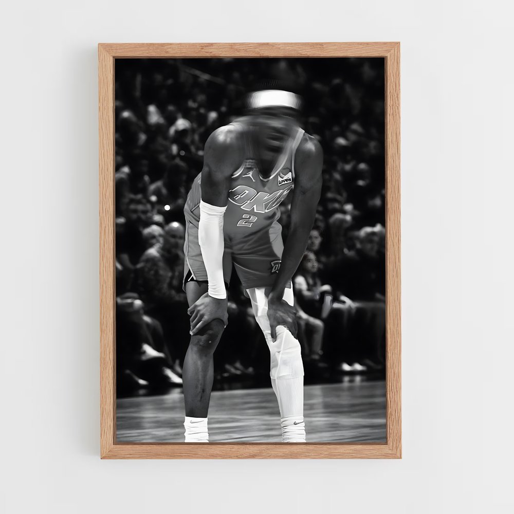 Poster Shai Gilgeous-alexander – affiche Basketball (vue 4)
